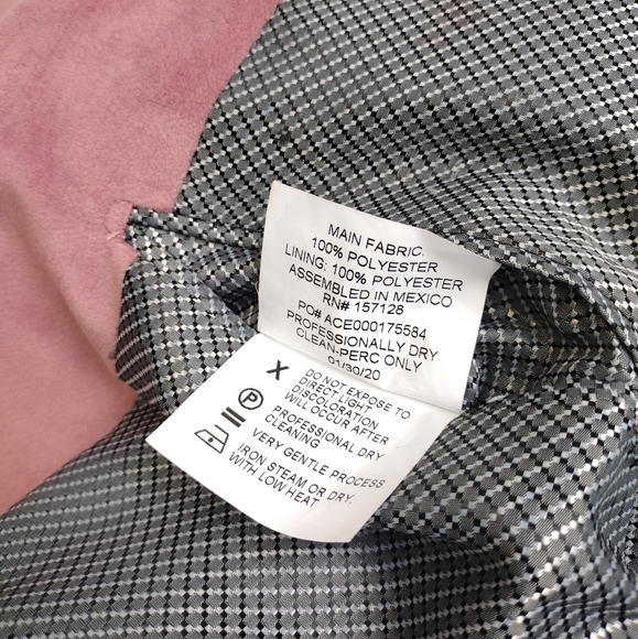 Allure Men Dusty Rose Pink Velvet Slim Fit Jacket Size 40S/0 - Picture 13 of 16